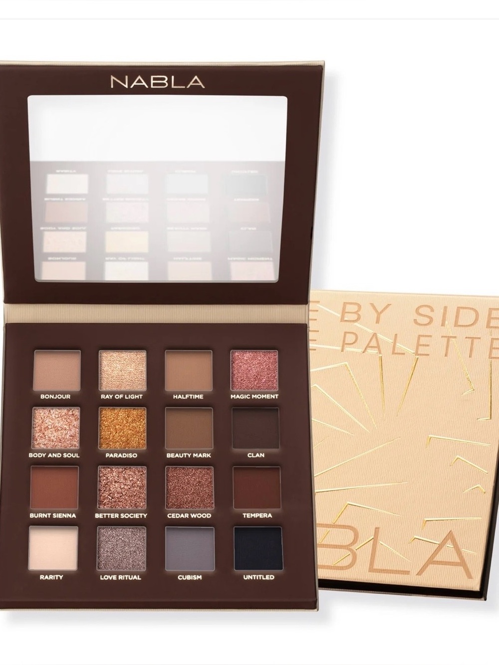Nabla Side By Side Nude Eyeshadow Palette 12.2g BRAND NEW/SEALED